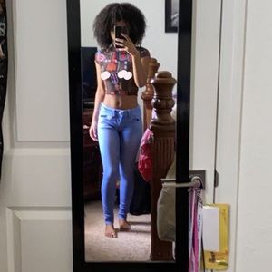 american eagle denims: low rise